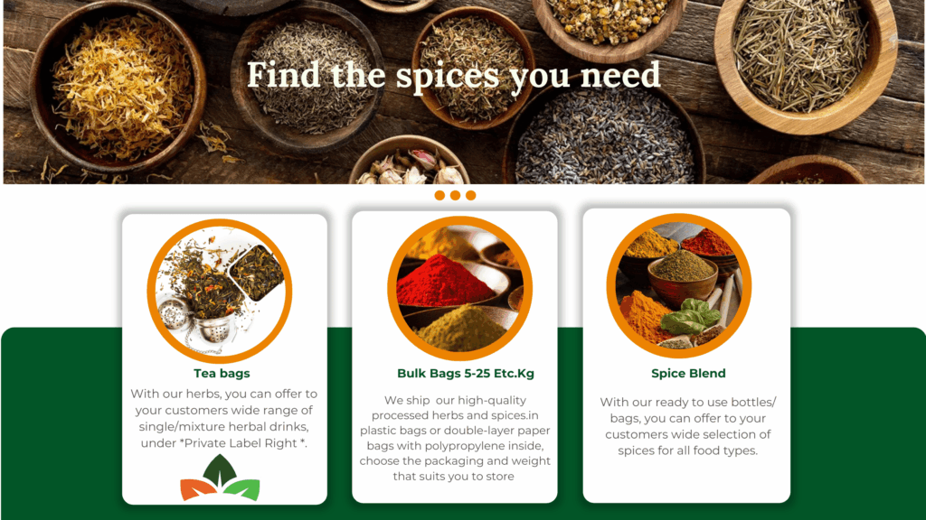 spices and herbs supplier company profile presentation (1)